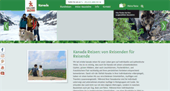 Desktop Screenshot of erlebe-kanada.de